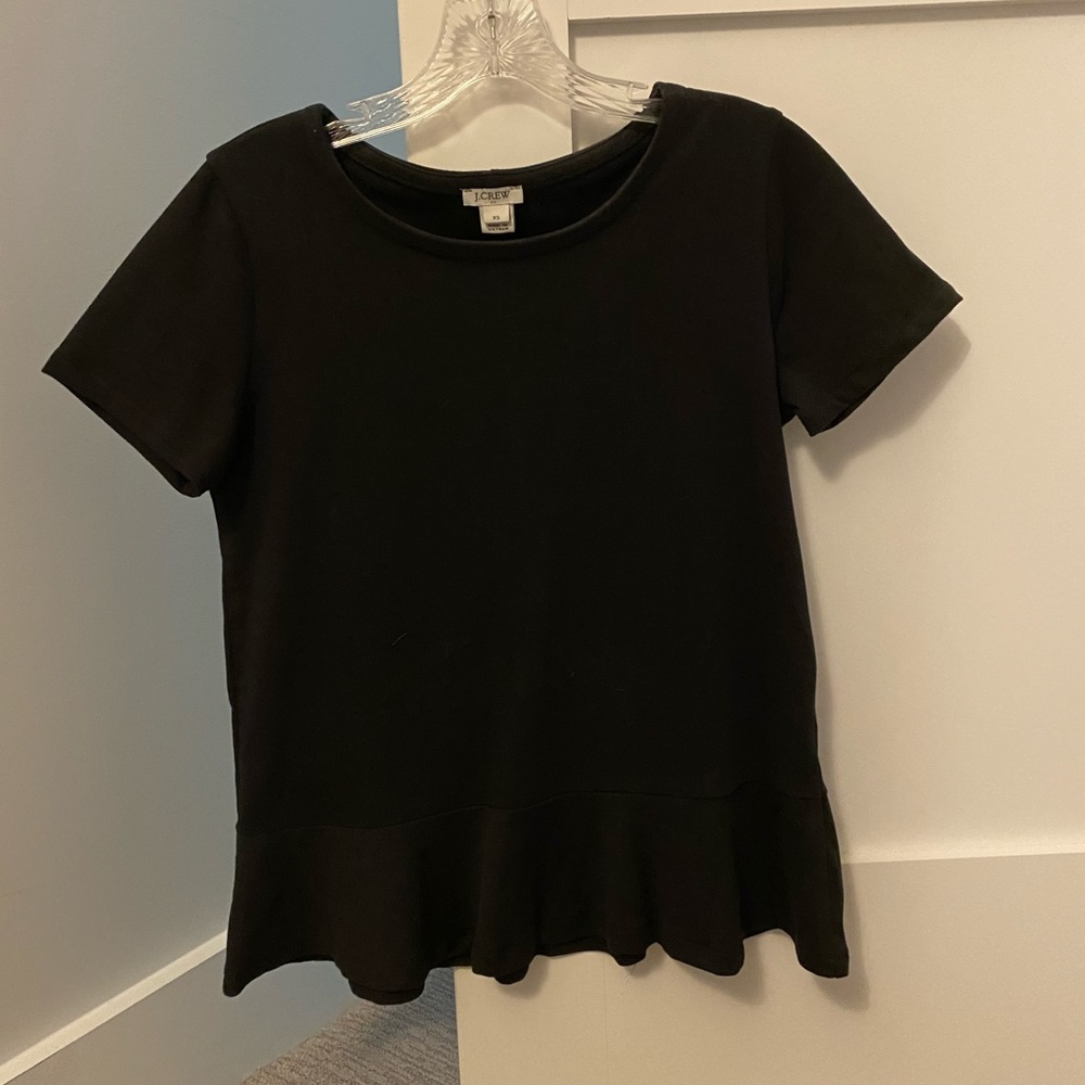 Black JCrew Blouse